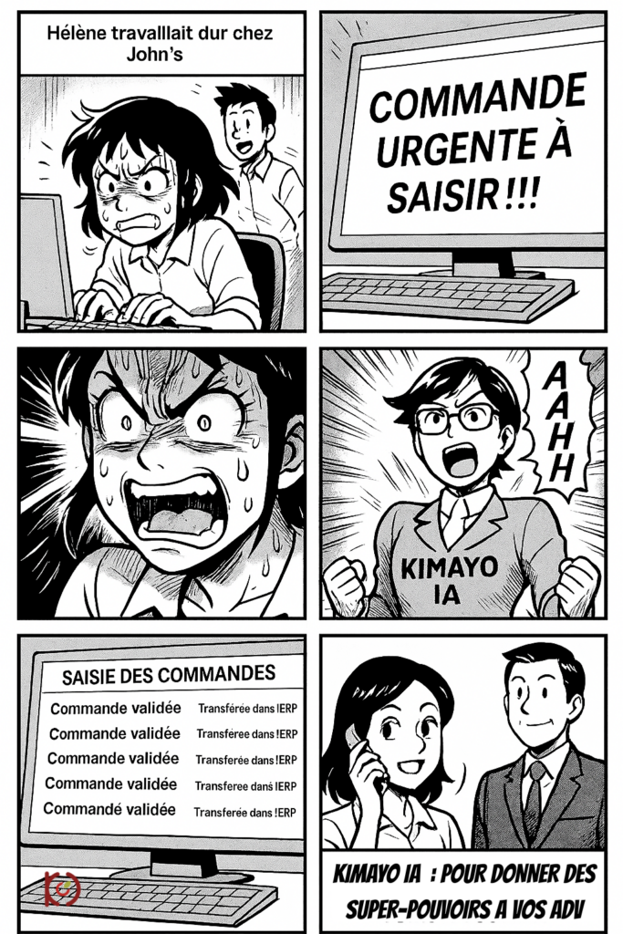 commande B2B avec l'IA